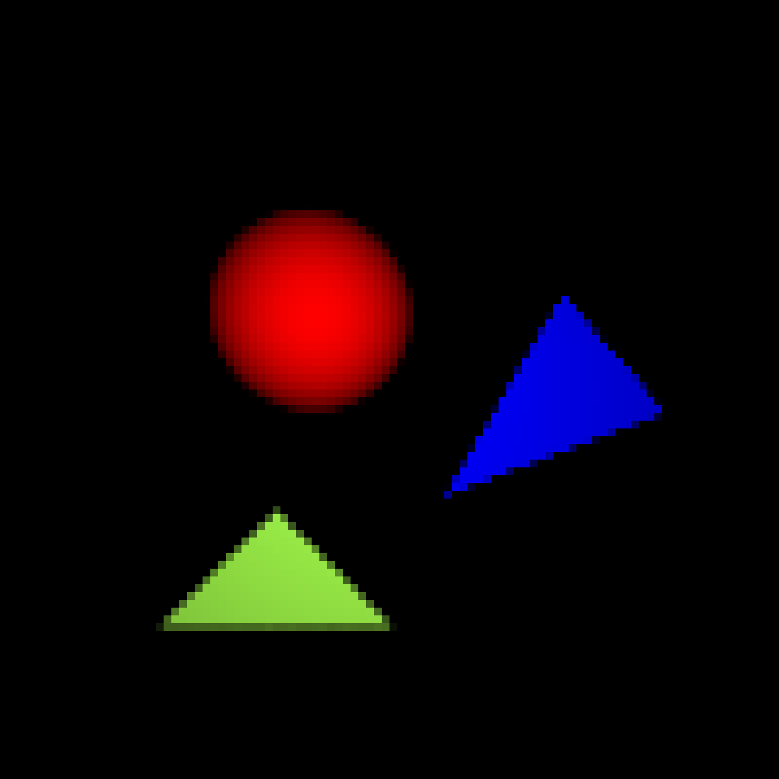 Primitives with jitter sampling and a gaussian filter