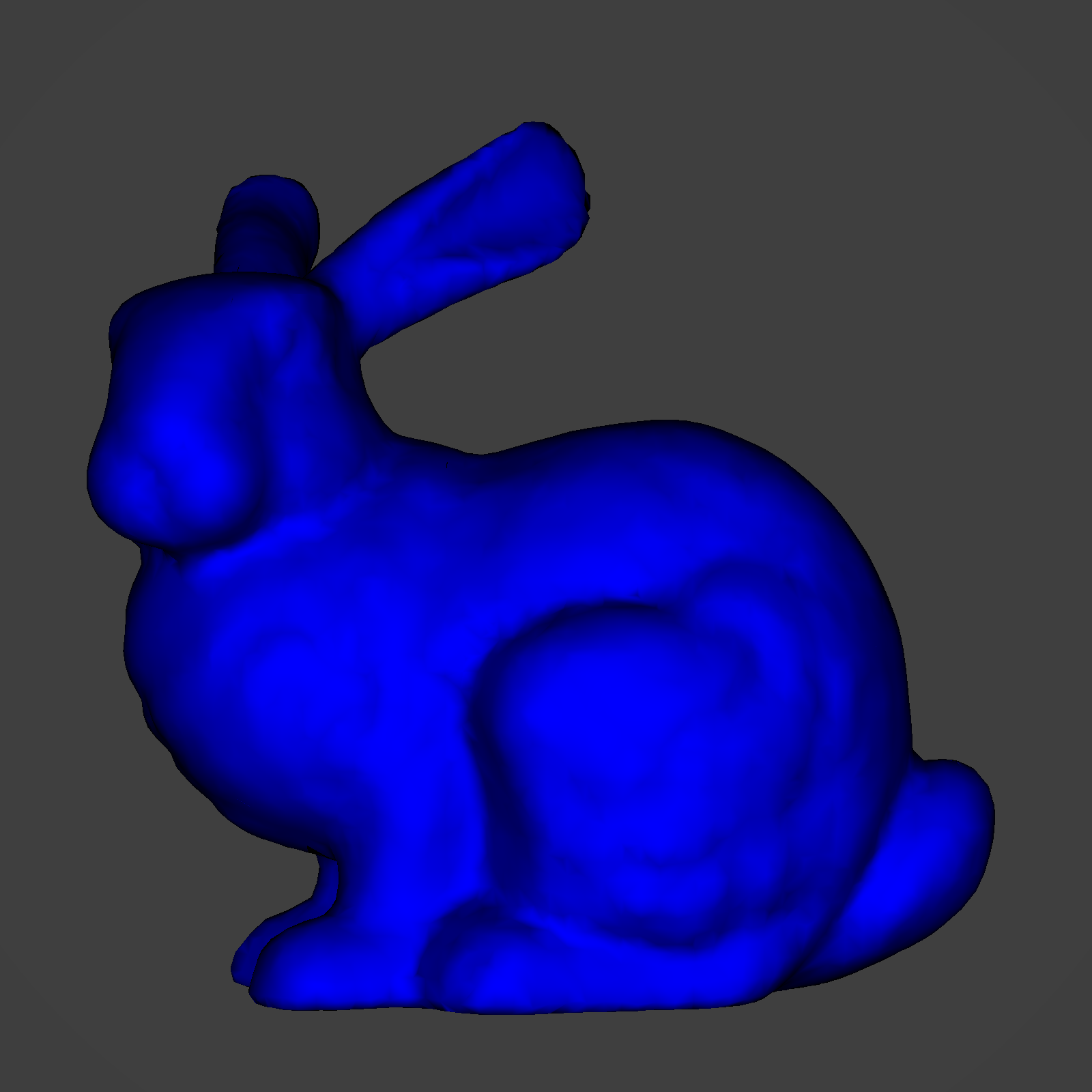 Stanford bunny with smooth shading